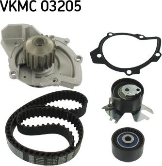 SKF VKMC 03205 - Водяной насос + комплект зубчатого ремня autodnr.net