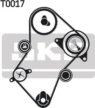 SKF VKMC 03241 - Водяной насос  комплект зубчатого ремня autocars.com.ua