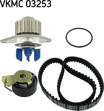 SKF VKMC 03253 - Водяной насос + комплект зубчатого ремня autodnr.net