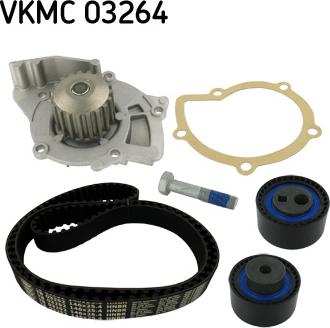 SKF VKMC 03264 - Водяной насос + комплект зубчатого ремня autodnr.net