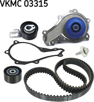 SKF VKMC 03315 - Водяний насос + комплект зубчатого ременя autocars.com.ua