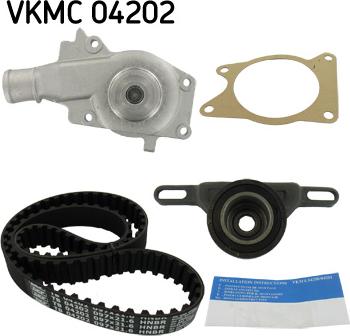 SKF VKMC 04202 - Водяний насос + комплект зубчатого ременя autocars.com.ua