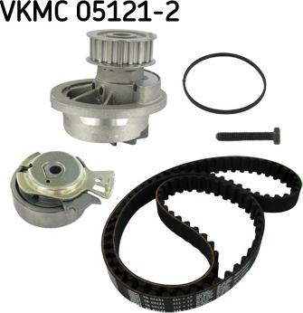 SKF VKMC 05121-2 - Водяной насос + комплект зубчатого ремня autodnr.net