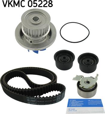 SKF VKMC 05228 - Водяной насос + комплект зубчатого ремня autodnr.net