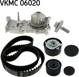 SKF VKMC 06020 - Водяной насос + комплект зубчатого ремня autodnr.net