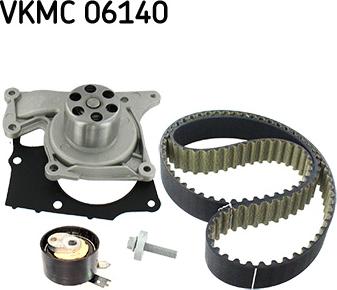 SKF VKMC 06140 - Водяной насос + комплект зубчатого ремня autodnr.net