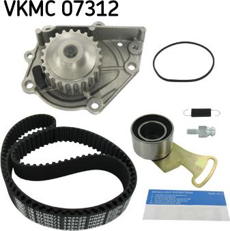 SKF VKMC 07312 - Водяний насос + комплект зубчатого ременя autocars.com.ua