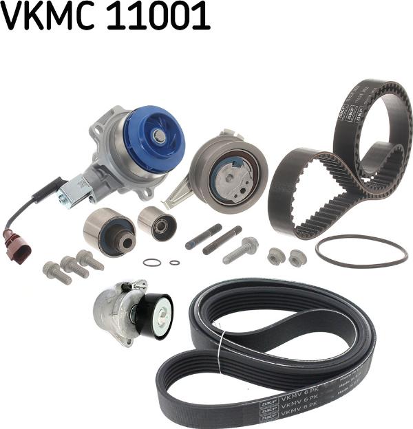 SKF VKMC 11001 - Водяний насос + комплект зубчатого ременя autocars.com.ua