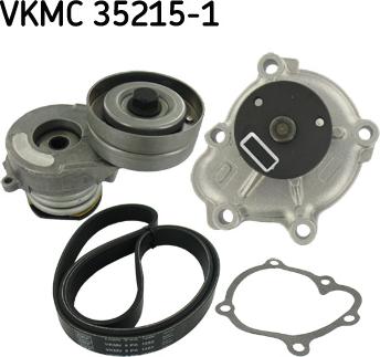 SKF VKMC 35215-1 - Водяний насос + комплект струмкових ременів autocars.com.ua