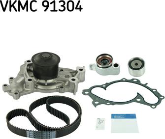 SKF VKMC 91304 - Водяний насос + комплект зубчатого ременя autocars.com.ua