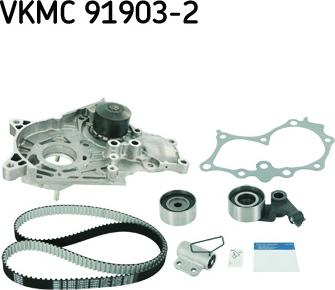 SKF VKMC 91903-2 - Водяний насос + комплект зубчатого ременя autocars.com.ua