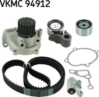 SKF VKMC 94912 - Водяний насос + комплект зубчатого ременя autocars.com.ua