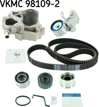 SKF VKMC 98109-2 - Водяной насос + комплект зубчатого ремня autodnr.net
