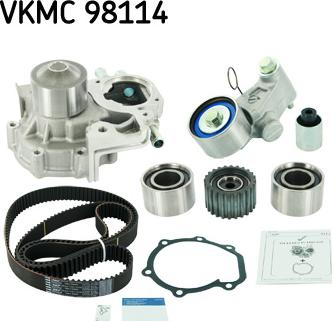 SKF VKMC 98114 - Водяной насос + комплект зубчатого ремня autodnr.net