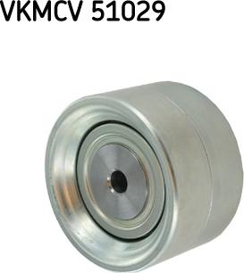 SKF VKMCV 51029 - Направляющий ролик, поликлиновый ремень avtokuzovplus.com.ua