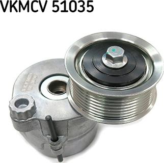 SKF VKMCV 51035 - Паразитний / провідний ролик, поліклиновий ремінь autocars.com.ua