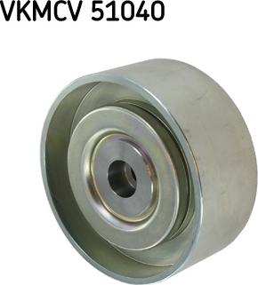 SKF VKMCV 51040 - Паразитний / провідний ролик, поліклиновий ремінь autocars.com.ua