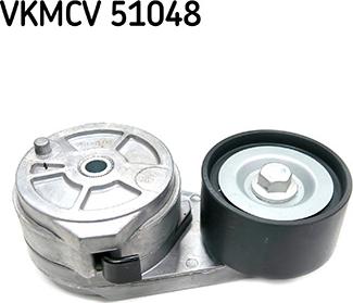 SKF VKMCV 51048 - Паразитний / провідний ролик, поліклиновий ремінь autocars.com.ua