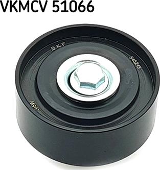 SKF VKMCV 51066 - Паразитний / провідний ролик, поліклиновий ремінь autocars.com.ua