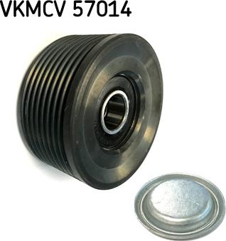 SKF VKMCV 57014 - Паразитний / провідний ролик, поліклиновий ремінь autocars.com.ua