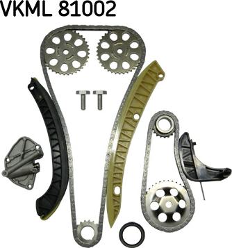 SKF VKML 81002 - Комплект ланцюга приводу распредвала autocars.com.ua