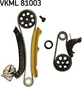 SKF VKML 81003 - Комплект ланцюга приводу распредвала autocars.com.ua