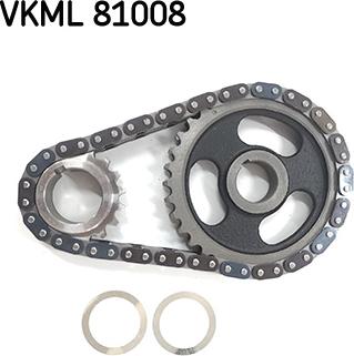 SKF VKML 81008 - Комплект цепи привода распредвала autodnr.net