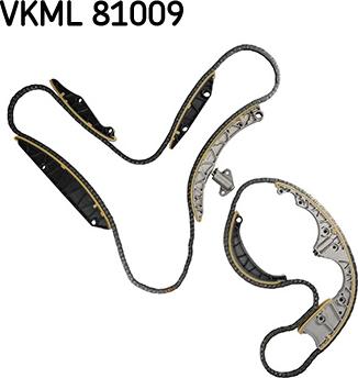 SKF VKML 81009 - Комплект цепи привода распредвала autodnr.net