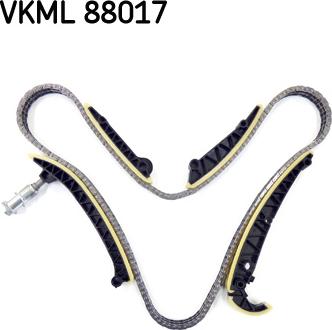 SKF VKML 88017 - Комплект ланцюга приводу распредвала autocars.com.ua