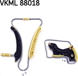 SKF VKML 88018 - Комплект ланцюга приводу распредвала autocars.com.ua