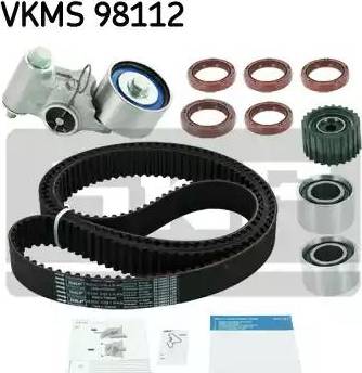 SKF VKMS 98112 - Комплект ременя ГРМ autocars.com.ua