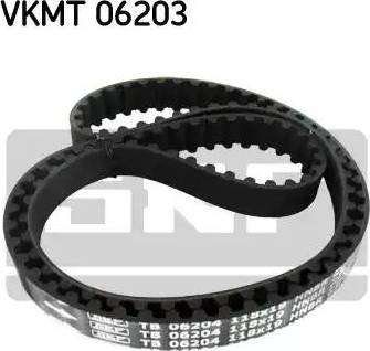 SKF VKMT 06203 - Зубчатый ремень ГРМ autodnr.net