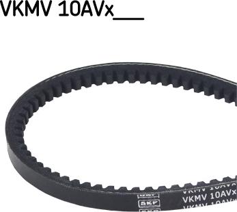 SKF VKMV 10AVx1238 - Клиновий ремінь autocars.com.ua