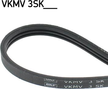 SKF VKMV3SK576 - Поликлиновой ремінь autocars.com.ua