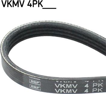 SKF VKMV 4PK1025 - Поликлиновой ремінь autocars.com.ua