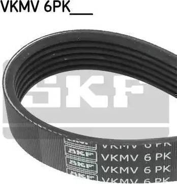 SKF VKMV 6PK1208 - Поликлиновой ремень avtokuzovplus.com.ua