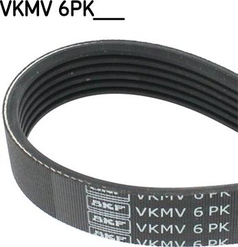 SKF VKMV 6PK2430 - Поликлиновой ремінь autocars.com.ua
