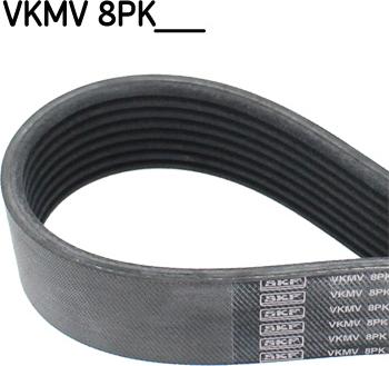 SKF VKMV 8PK1162 R - Поликлиновой ремінь autocars.com.ua