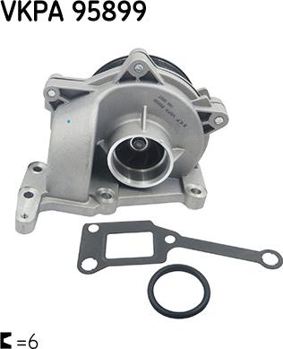 SKF VKPA 95899 - Водяний насос autocars.com.ua