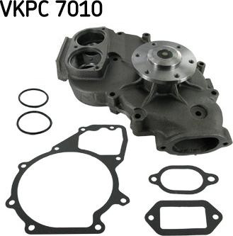 SKF VKPC 7010 - Водяний насос autocars.com.ua