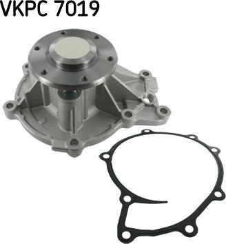 SKF VKPC 7019 - Водяний насос autocars.com.ua