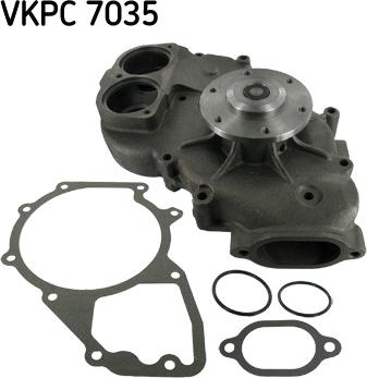 SKF VKPC 7035 - Водяний насос autocars.com.ua