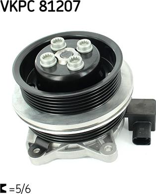 SKF VKPC 81207 - Водяний насос autocars.com.ua