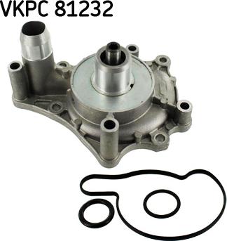 SKF VKPC 81232 - Водяний насос autocars.com.ua