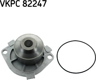 SKF VKPC 82247 - Водяний насос autocars.com.ua