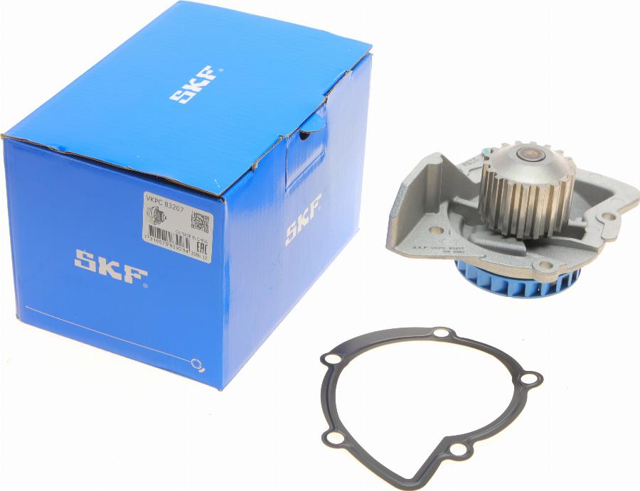 SKF VKPC 83207 - Водяний насос autocars.com.ua