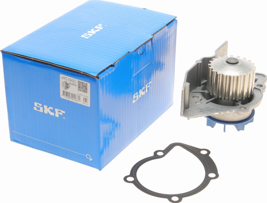 SKF VKPC 83420 - Водяний насос autocars.com.ua