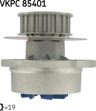 SKF VKPC 85401 - Водяной насос avtokuzovplus.com.ua