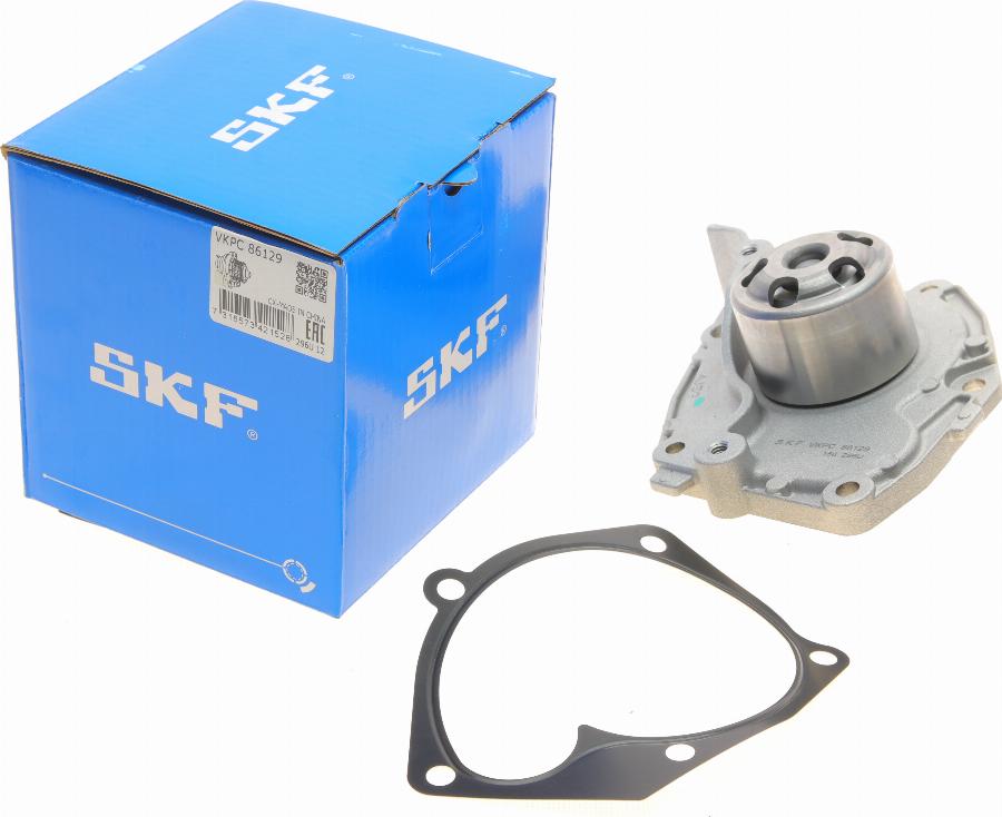 SKF VKPC 86129 - Водяний насос autocars.com.ua