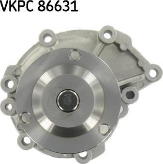 SKF VKPC 86631 - Водяний насос autocars.com.ua